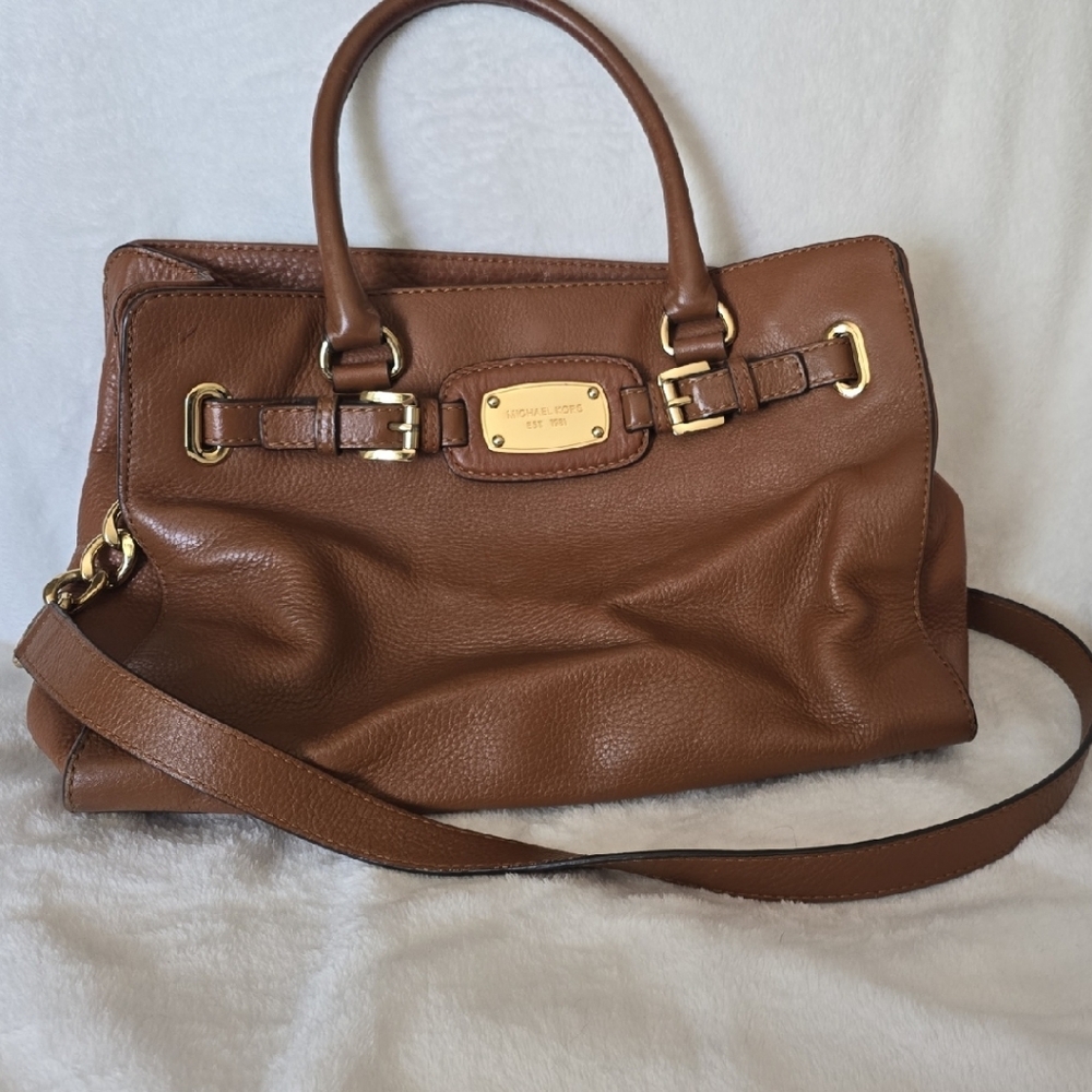 Brown Leather Michael Kors Handbag